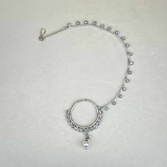 Silver Bridal Clip On Nose Ring | Naath