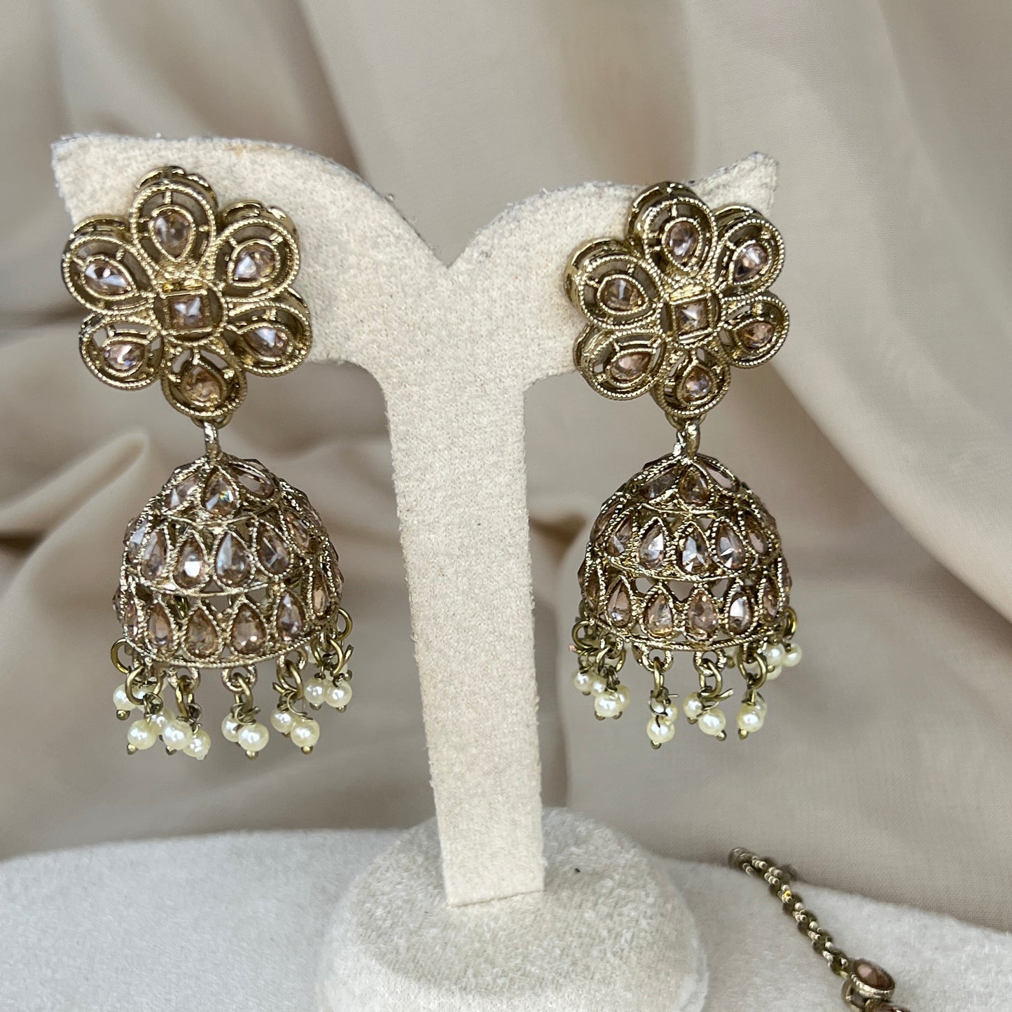 Jhumka Earring and Tikka Set
