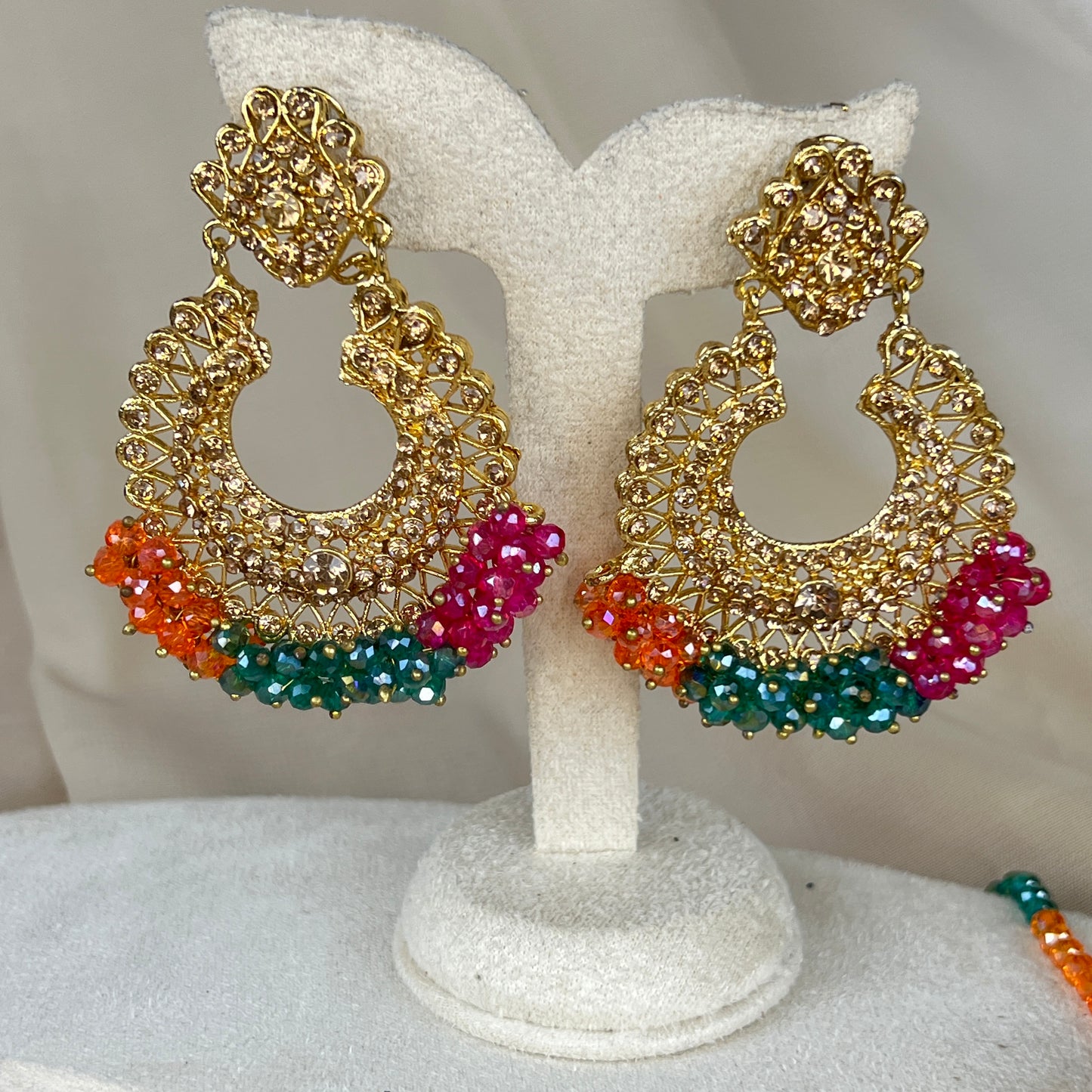 Pakisatani Style Earring and Tikka Set