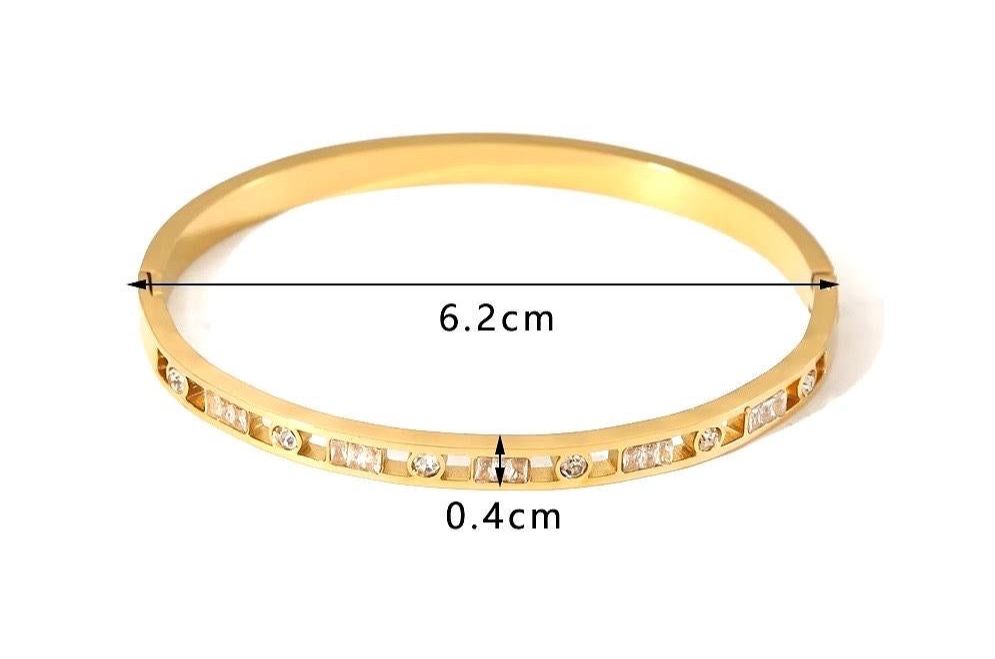 Gold Bangle Cuff