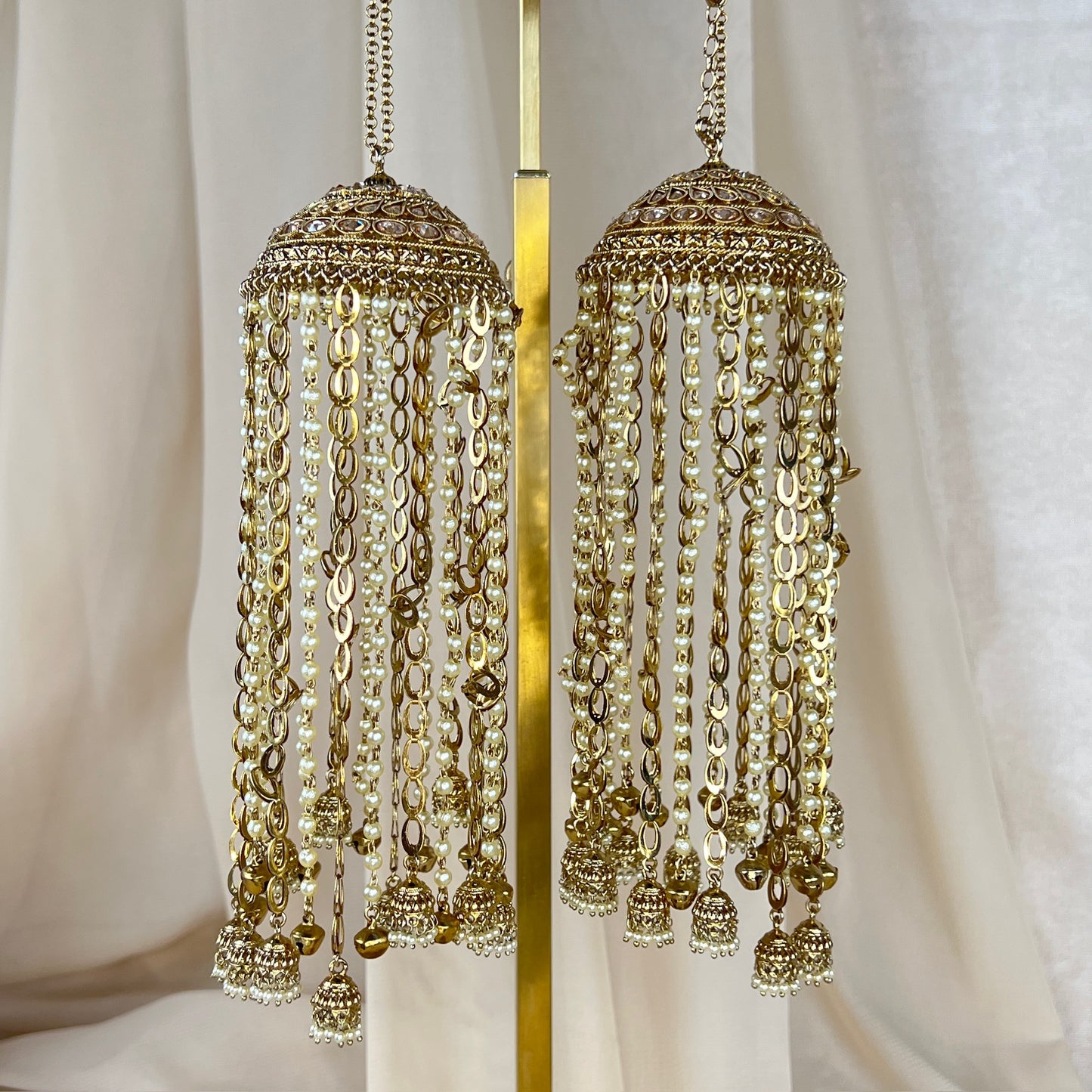 Pearl Gold Bridal Kaleera | Kalira