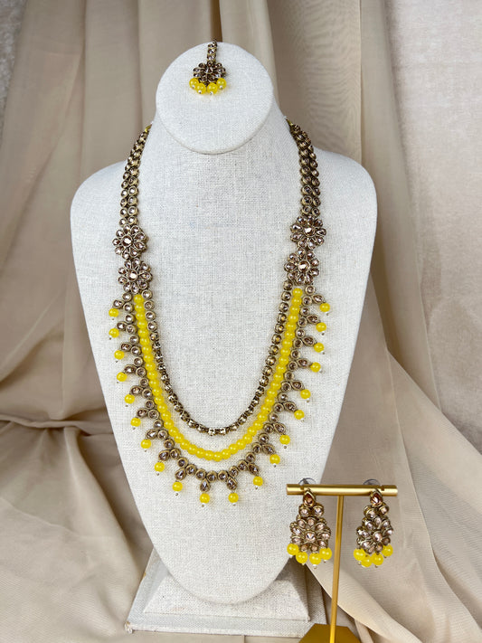 Polki Layer Mala | Haar | Necklace Set
