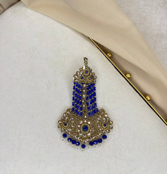 Side Tikka Headpiece | Jhoomar | Japta | Passa