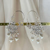Large White Kundan Ear Cuff Earrings