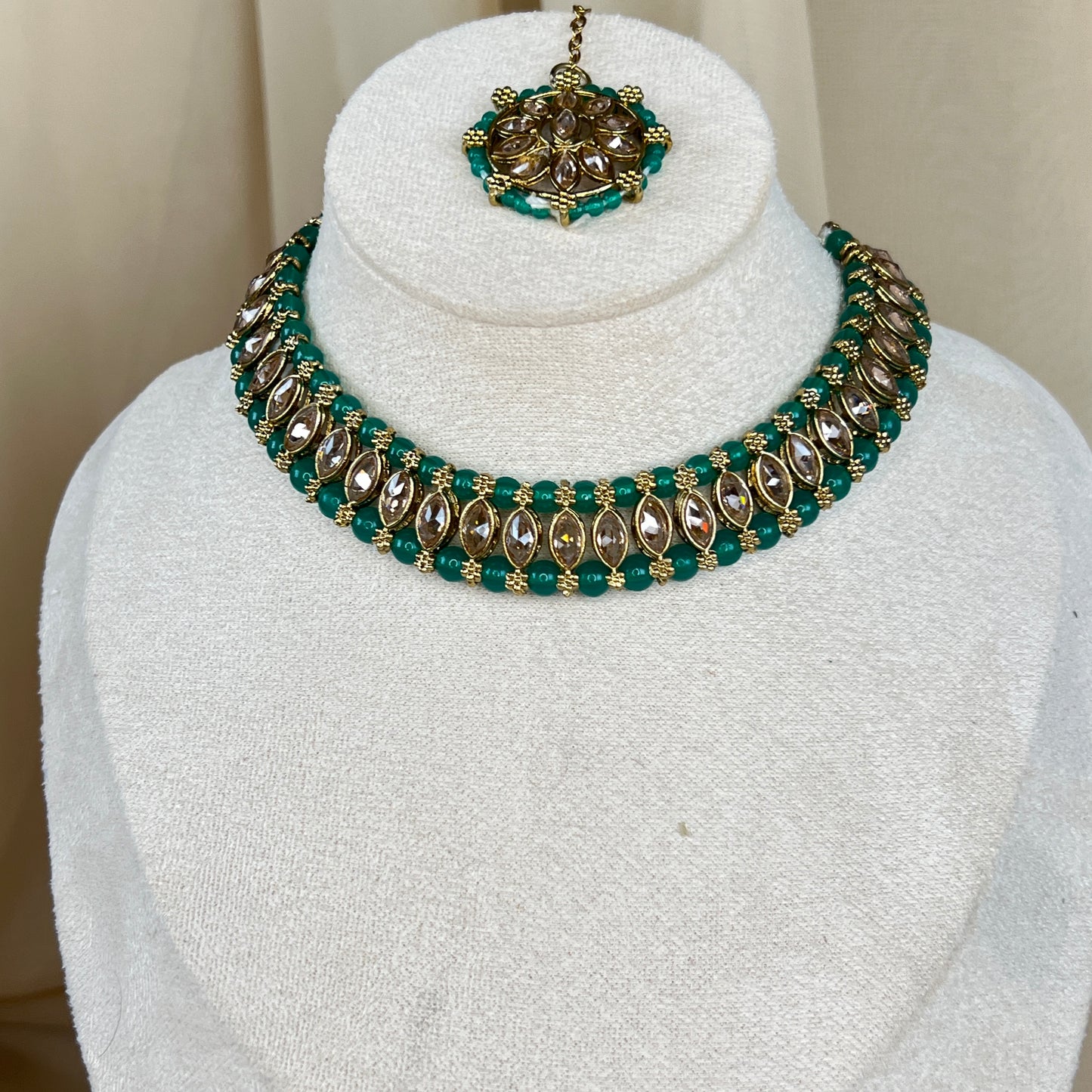 Dainty Necklace Set with Studs