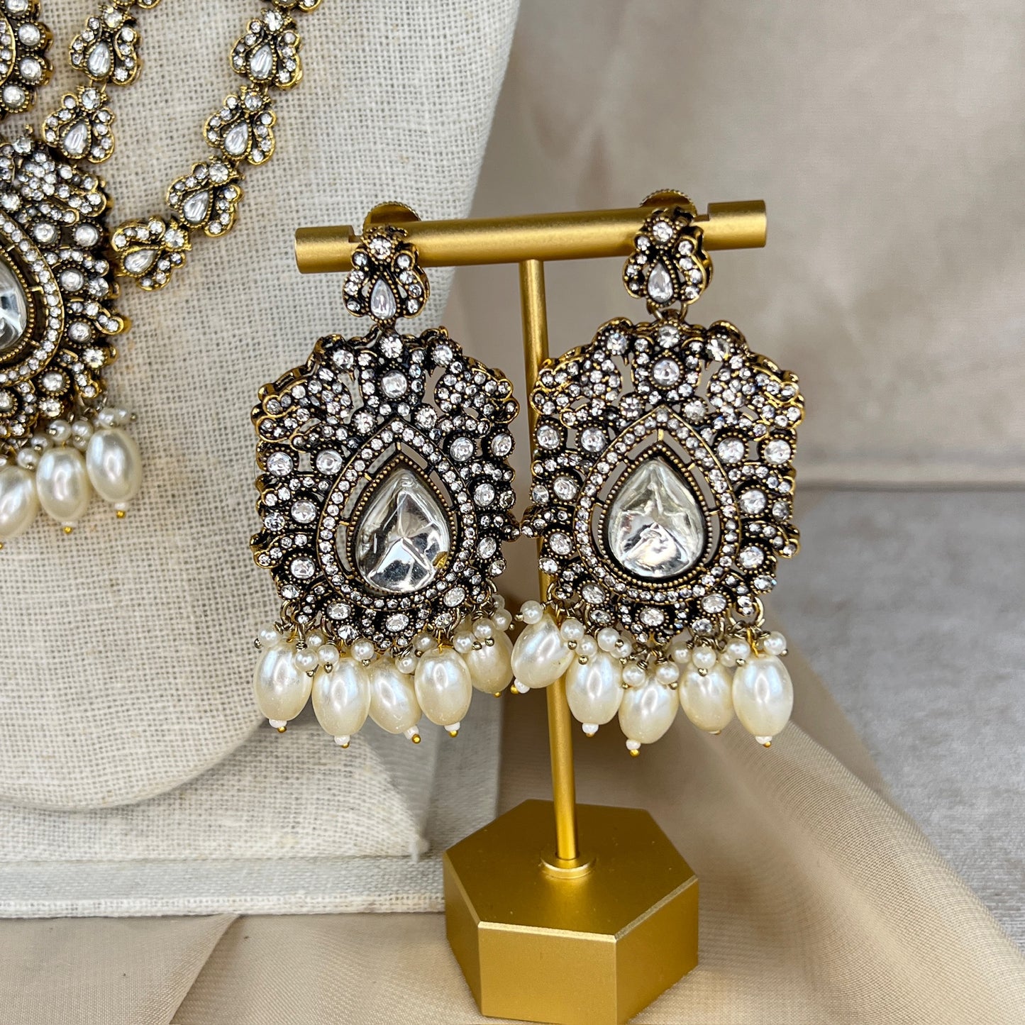 Kundan Long | Haar | Necklace Set