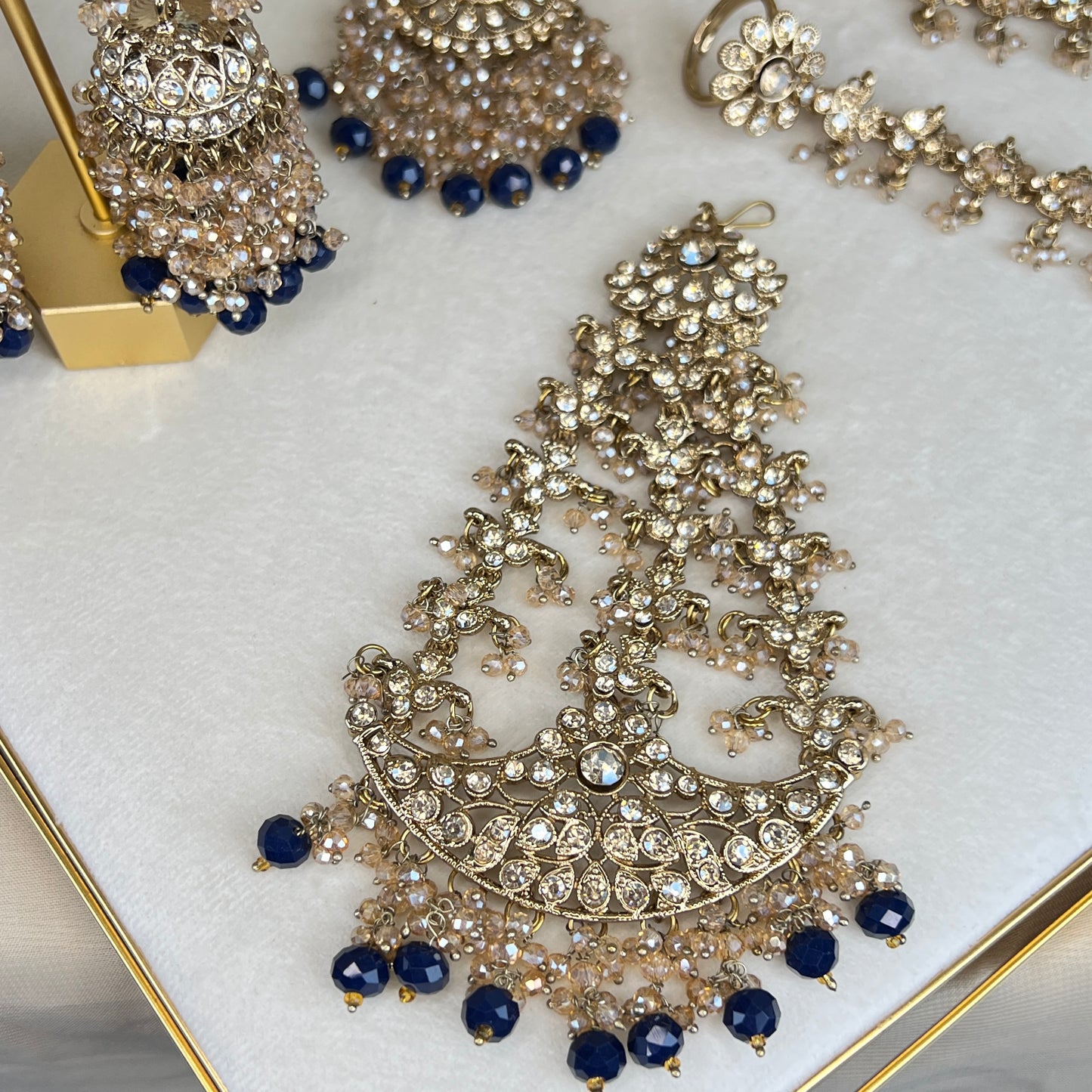 Long Layered Mala Full Bridal Set