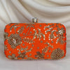 Beaded Embroidered Rectangle Clutch