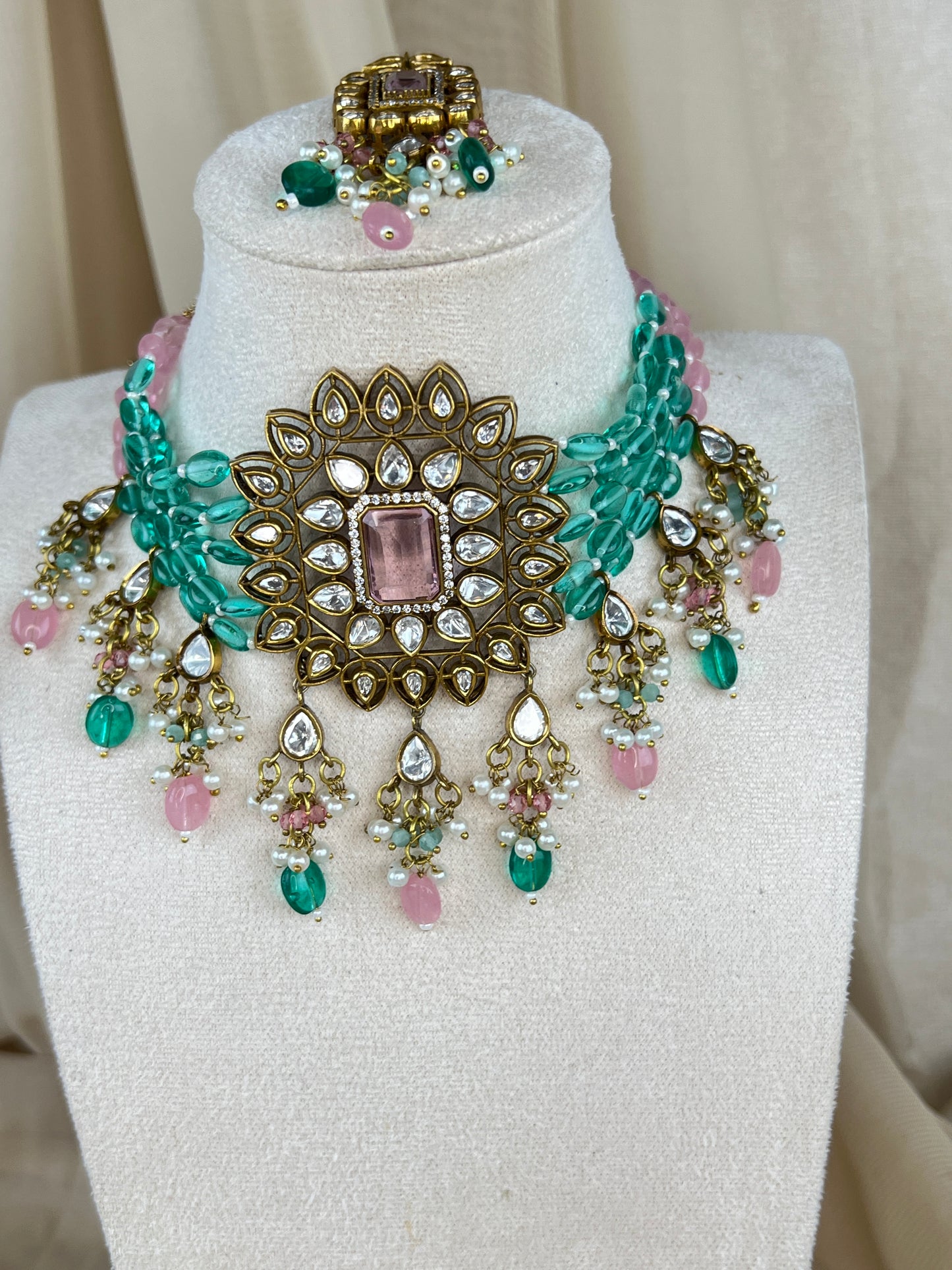 Pachi Kundan Choker Set