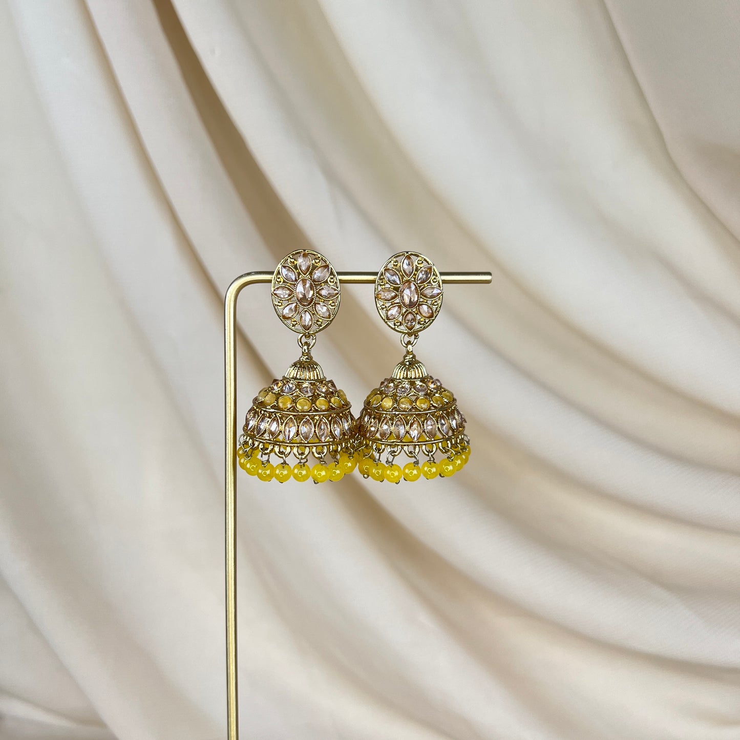 Polki Jhumka Earrings