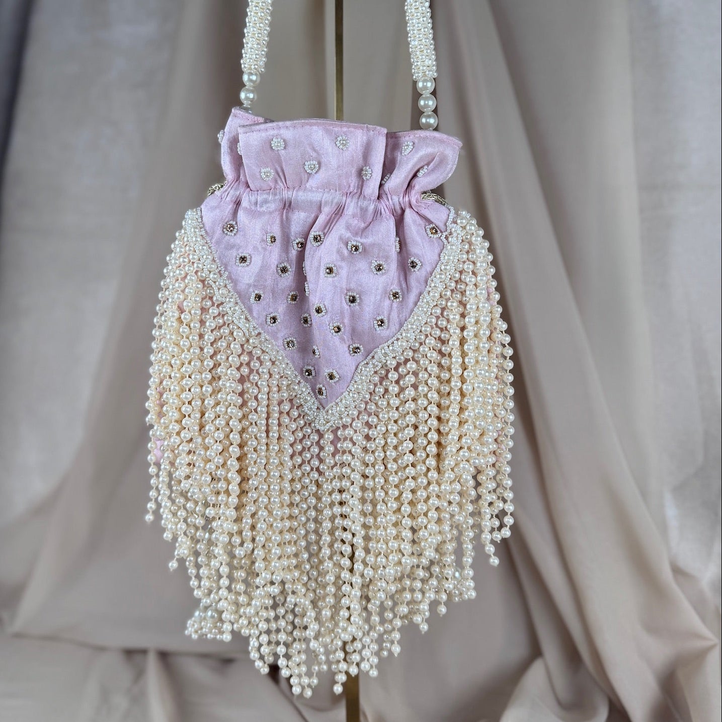 Oversized Hanging Pearl Polti | Purse
