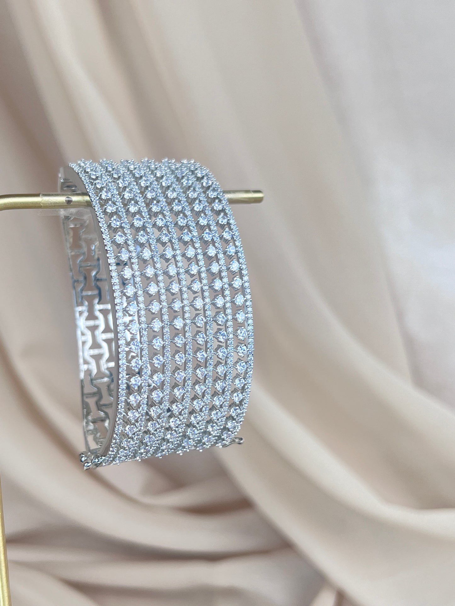 American Diamond | AD | Large Bangle Bracelet Cuff