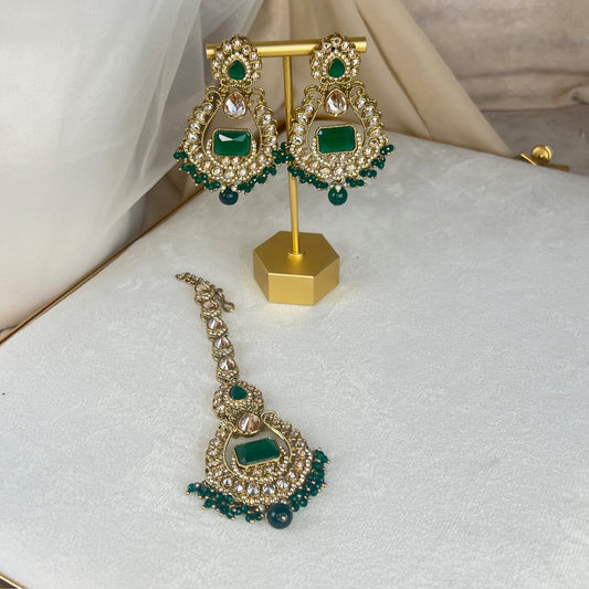 Large Semi Bridal Choker Set