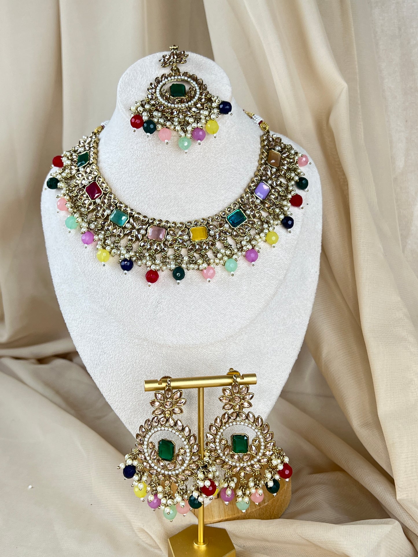 Polki Necklace Set