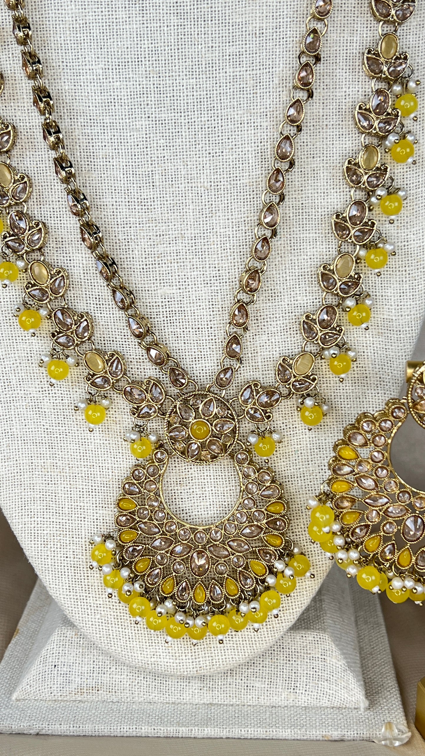 Polki Rani Haar | Mala | Long Necklace Set