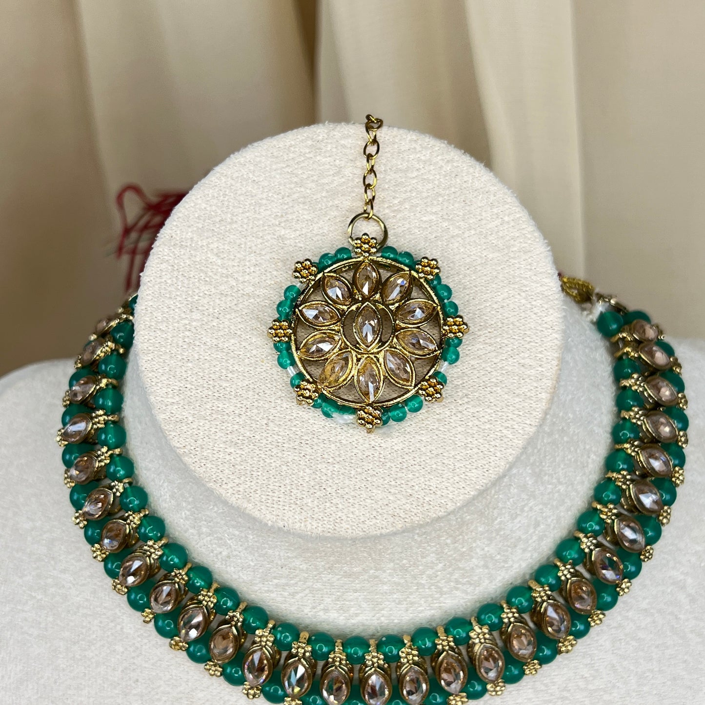 Dainty Necklace Set with Studs