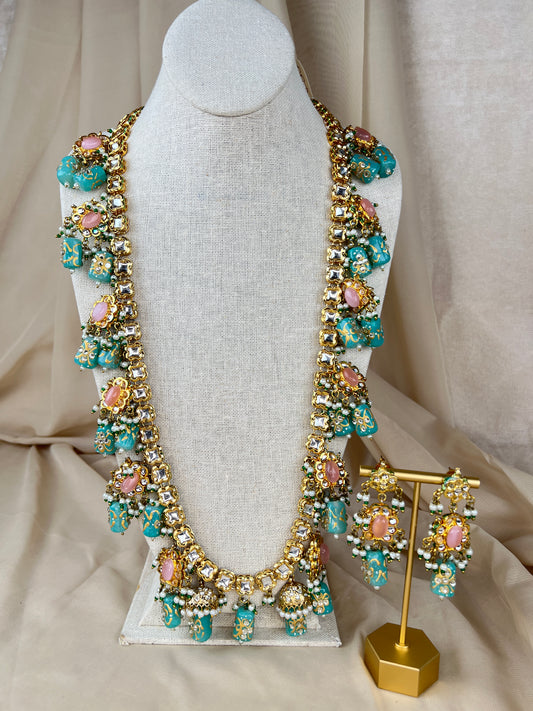 Long Kundan Haar | Mala | Necklace Set