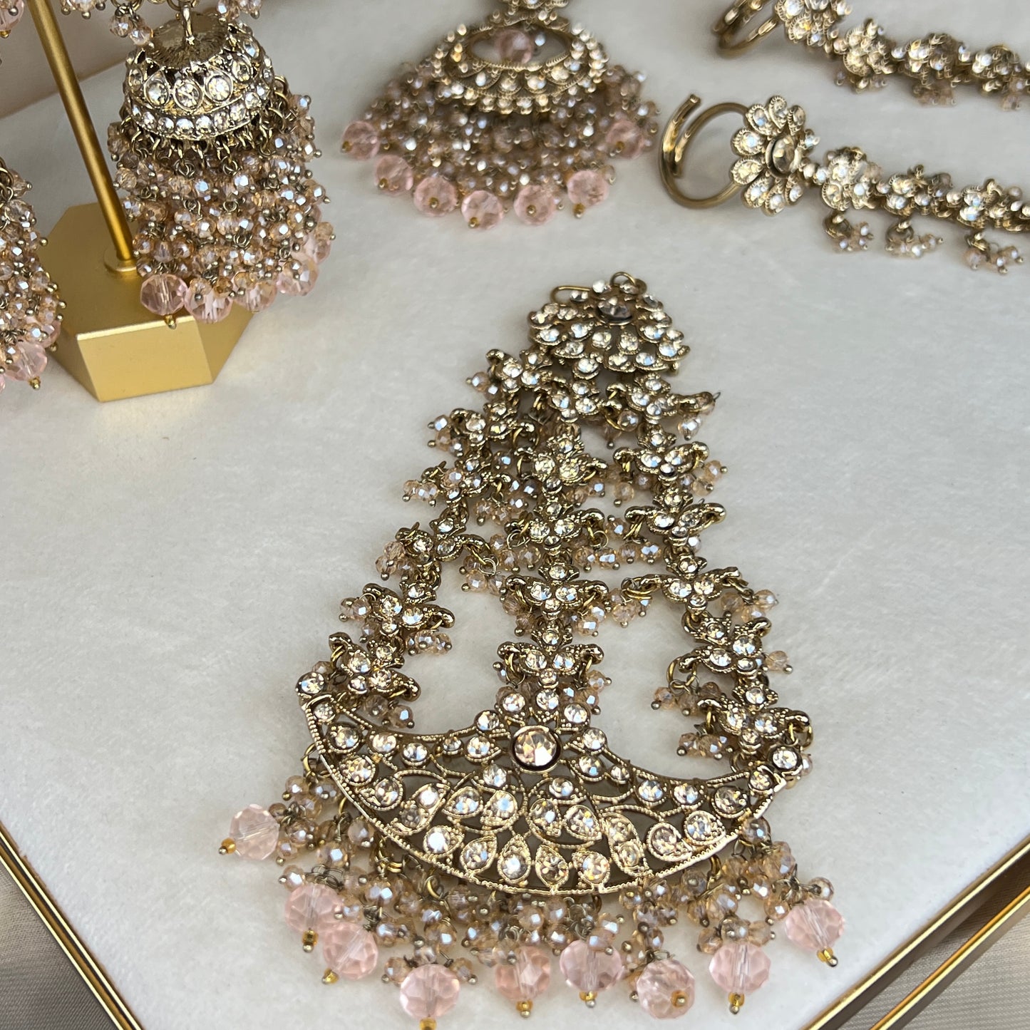 Long Layered Mala Full Bridal Set