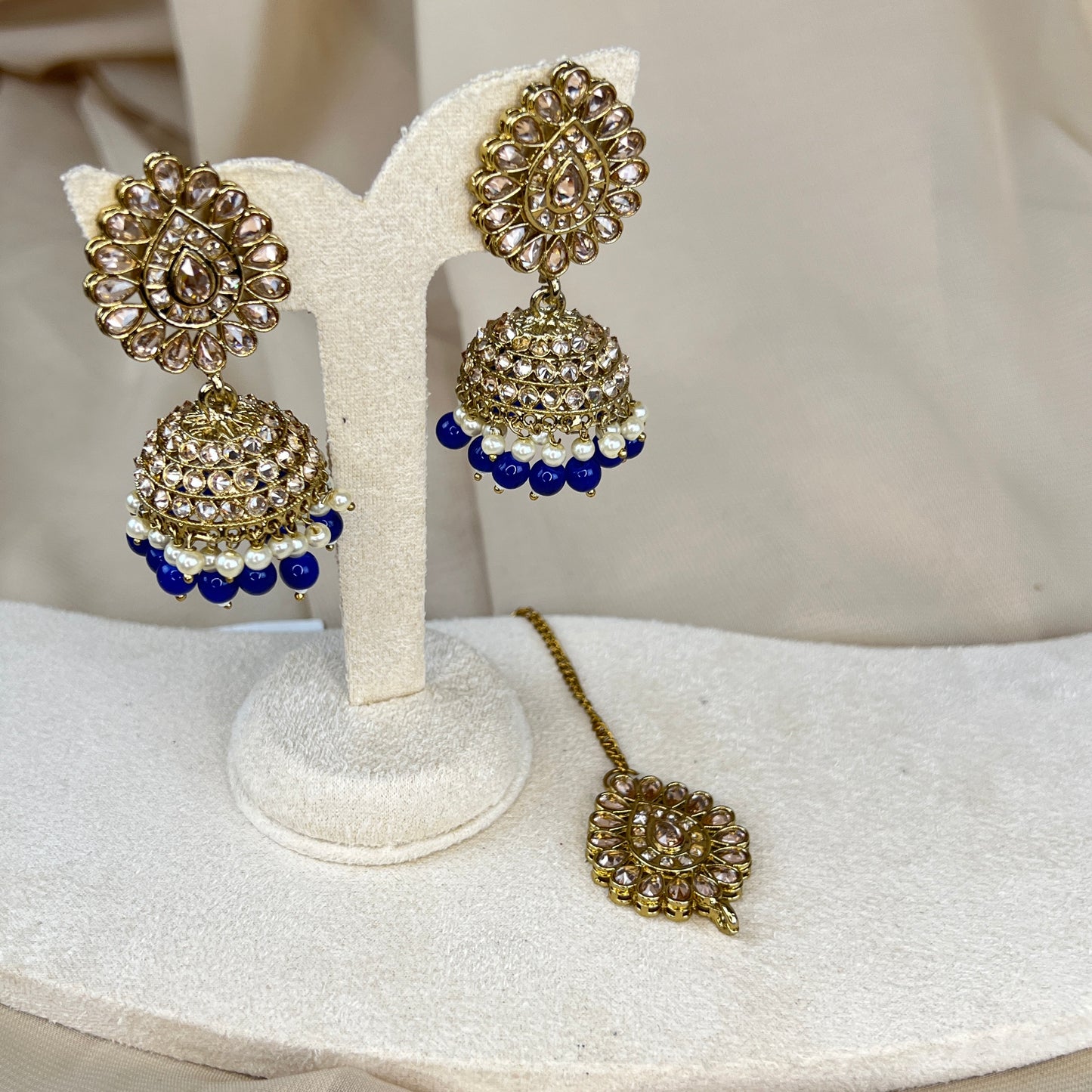 Jhumka Earring and Tikka Set