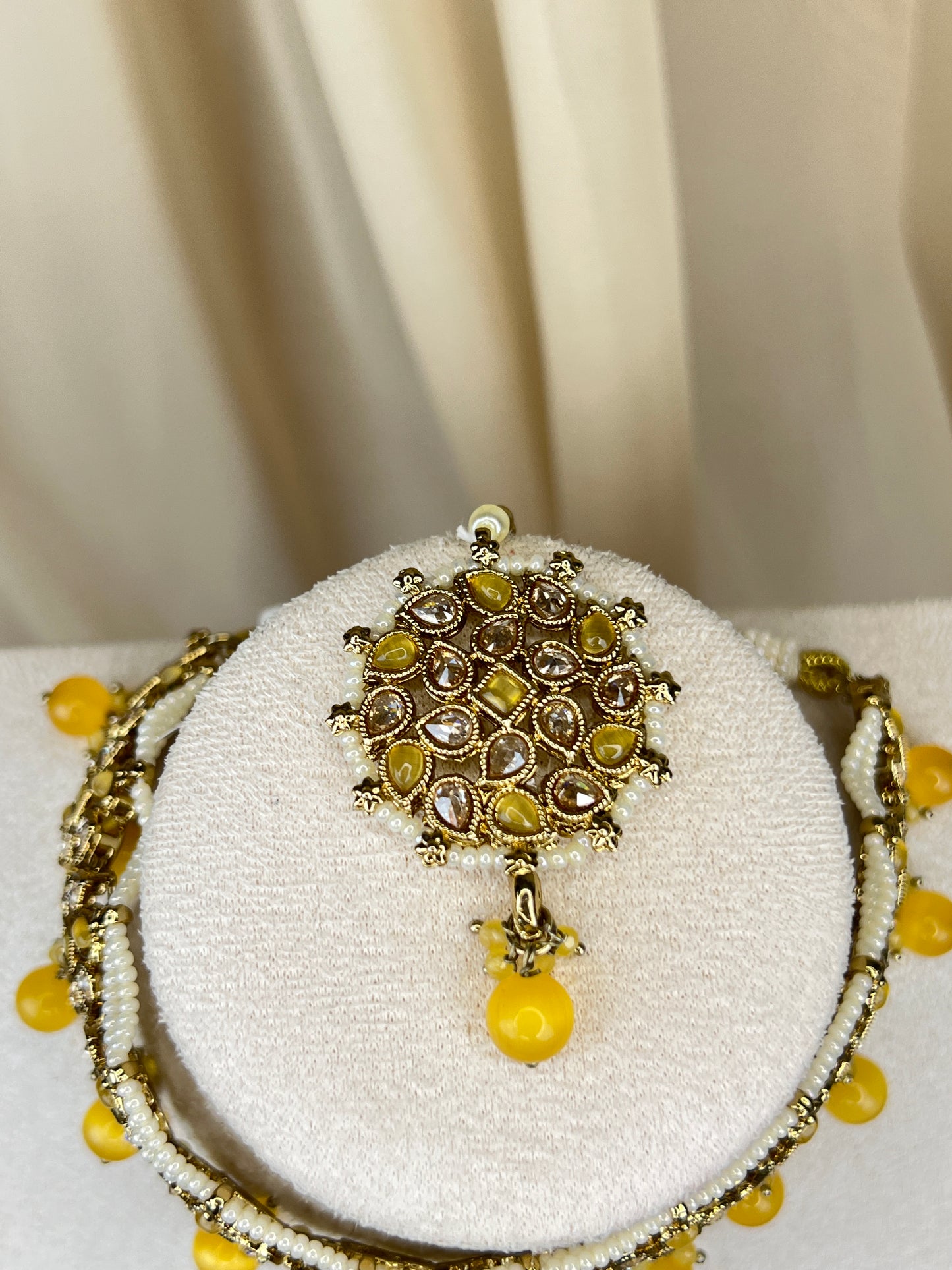 Polki Pearl Choker Set