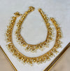 Dainty Gold Pearl Payal | Anklet