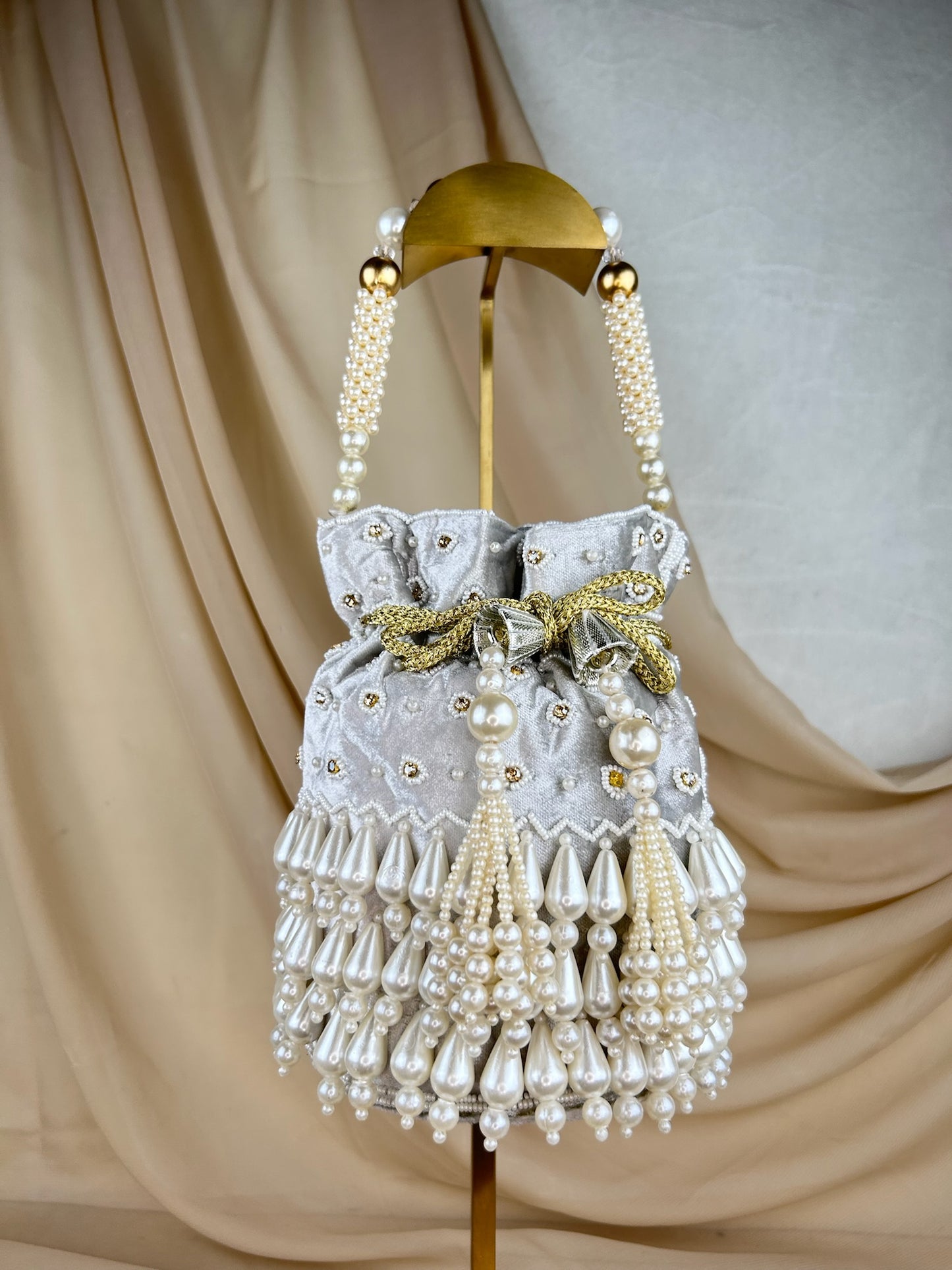 Pearl Beaded Potli  | Purse | Bag