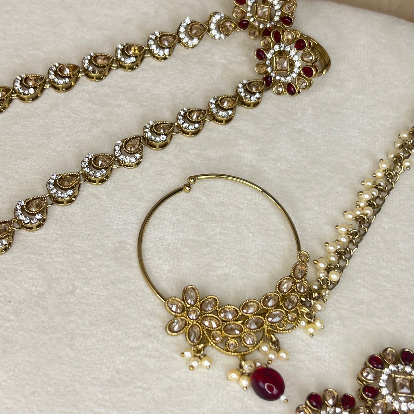Maroon Full Bridal Set