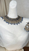 Nauratan Polki Style Bib Necklace Set