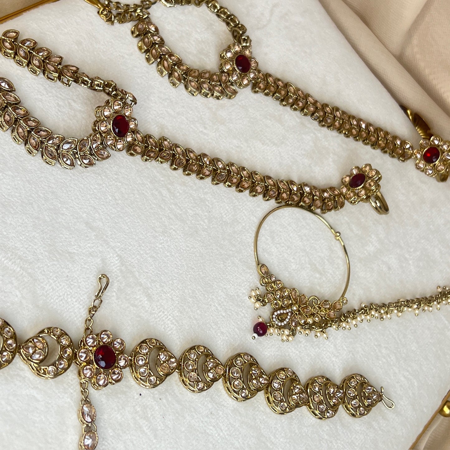 Maroon Full Bridal Set