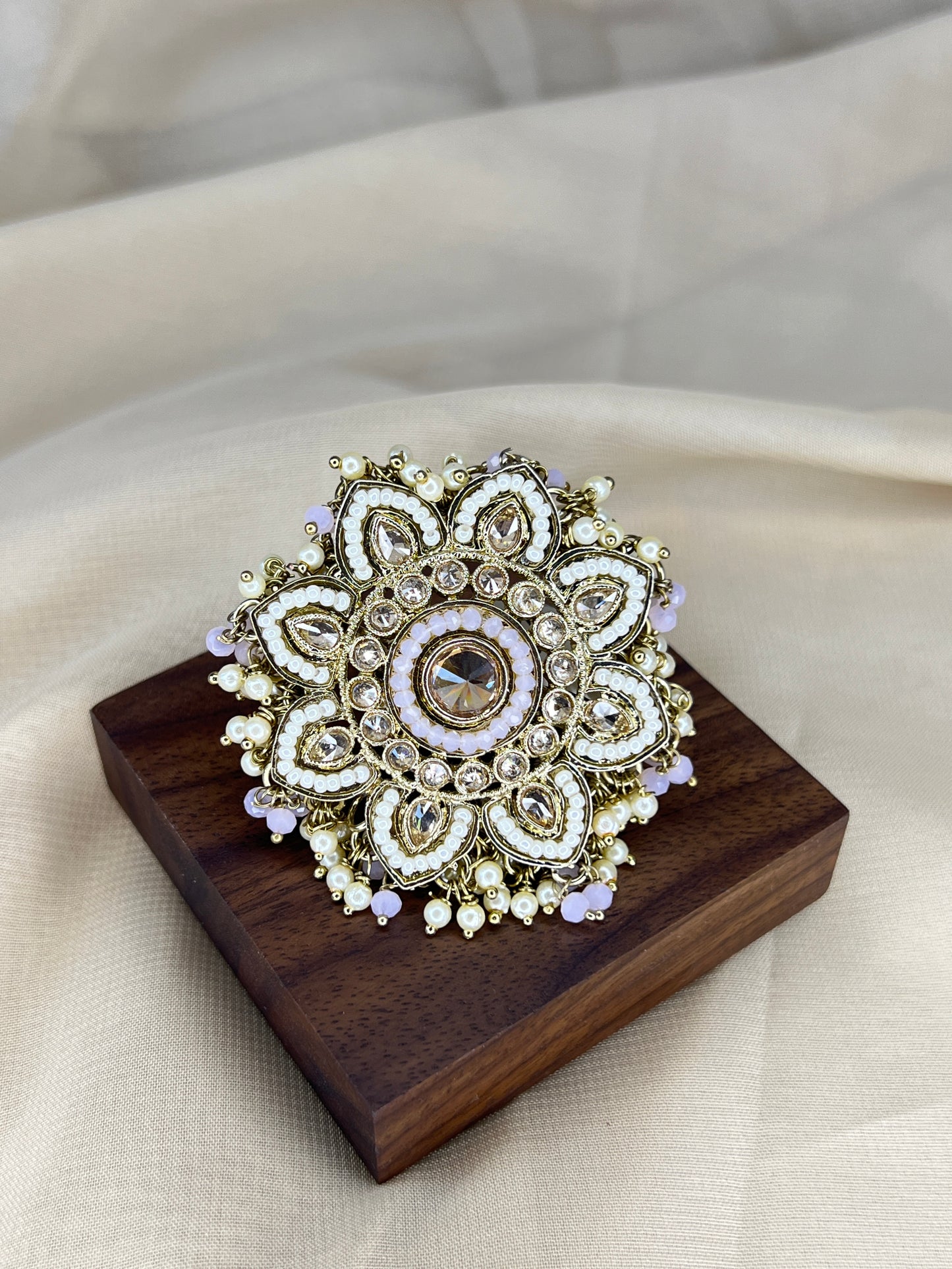 Large Statement Flower Ring