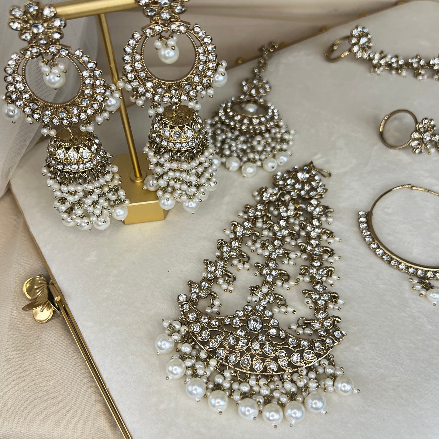 Long Layered Mala Full Bridal Set