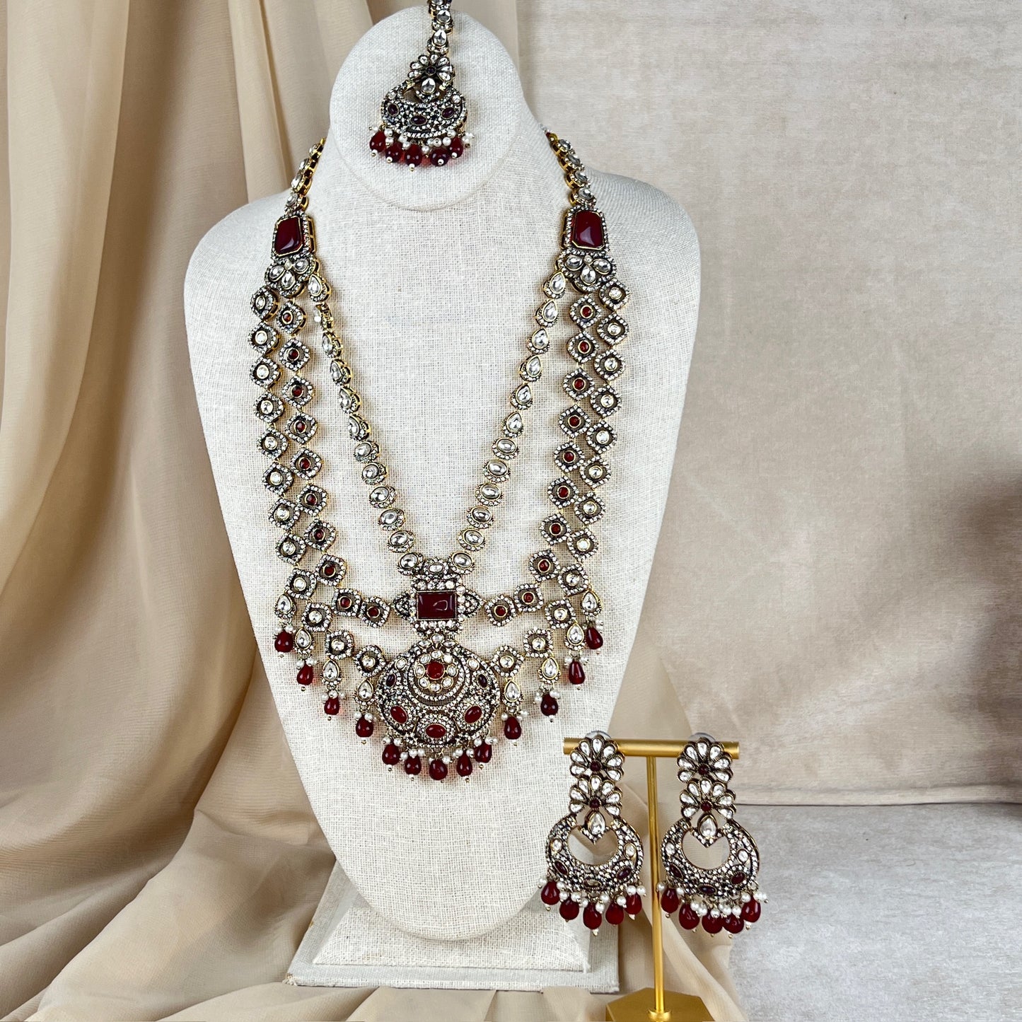 Kundan Long | Haar | Necklace Set