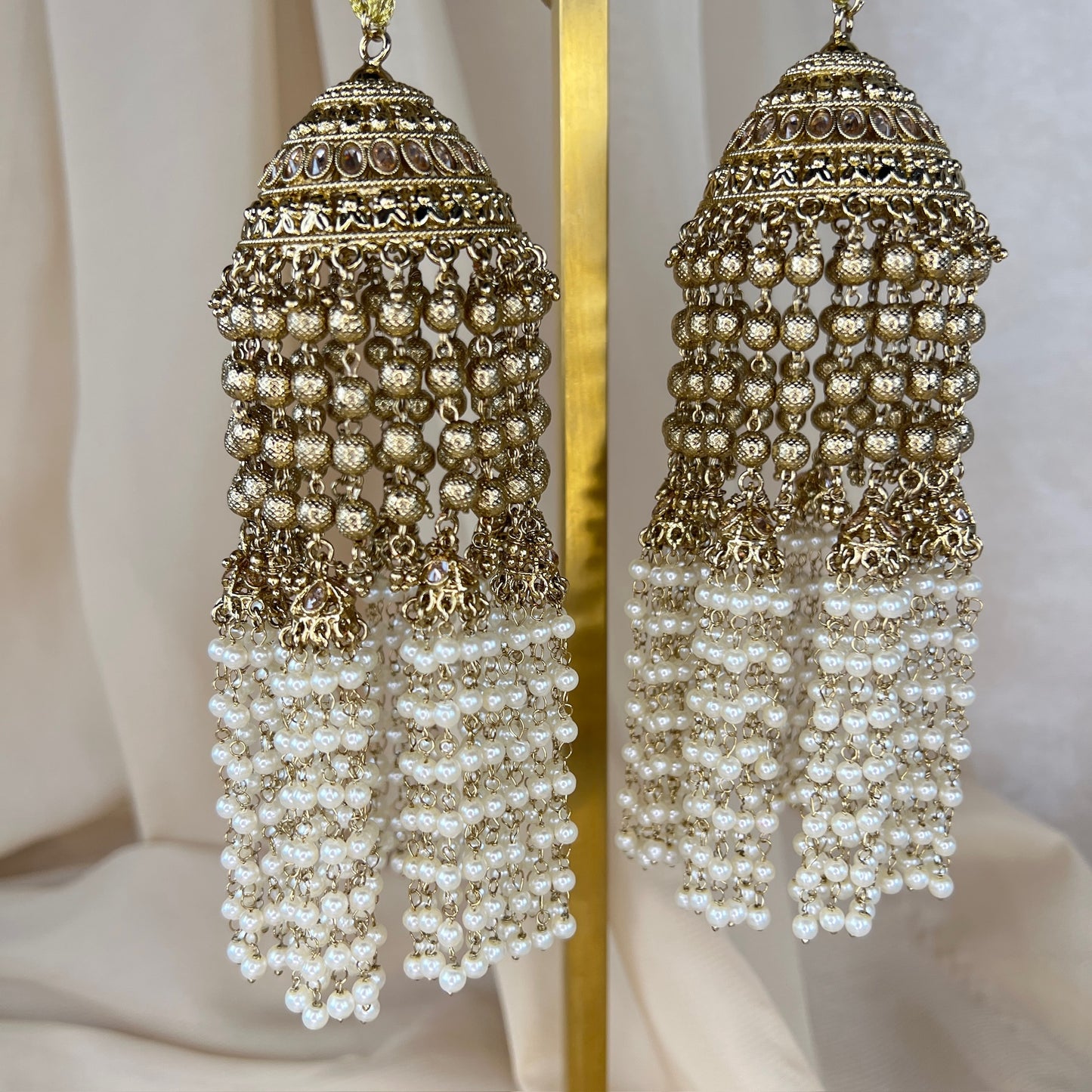 Pearl Gold Bridal Kaleera | Kalira