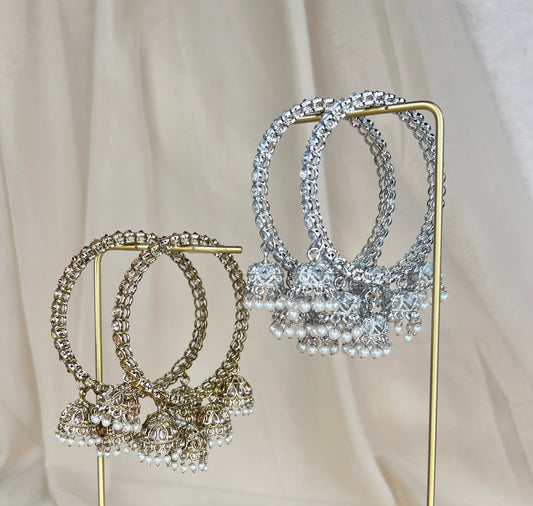 Jhumka Polki Bangle Pair