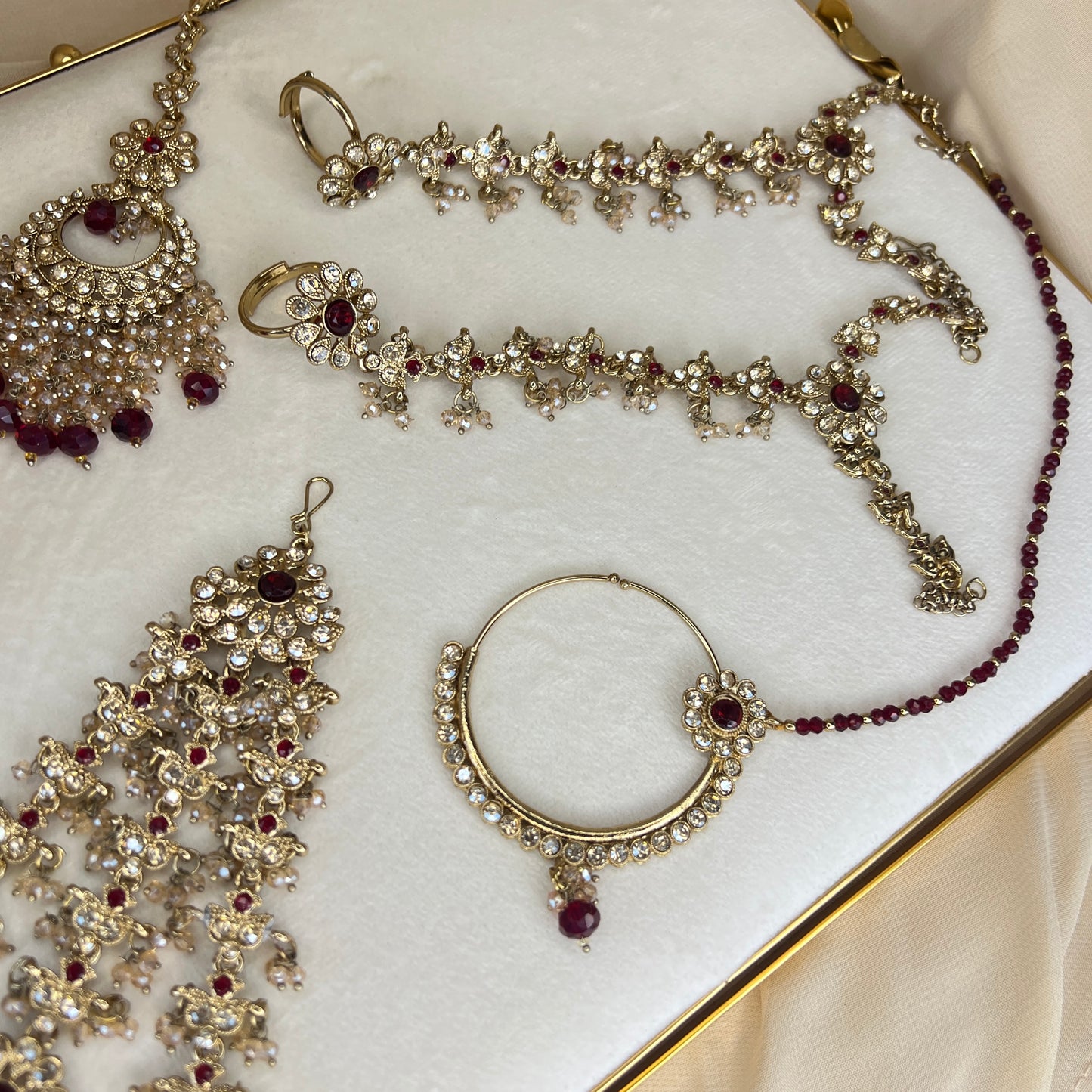 Long Layered Mala Full Bridal Set