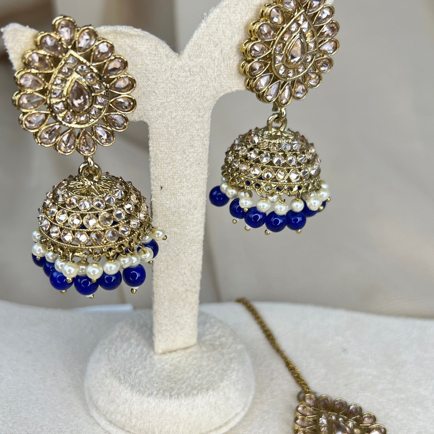Jhumka Earring and Tikka Set