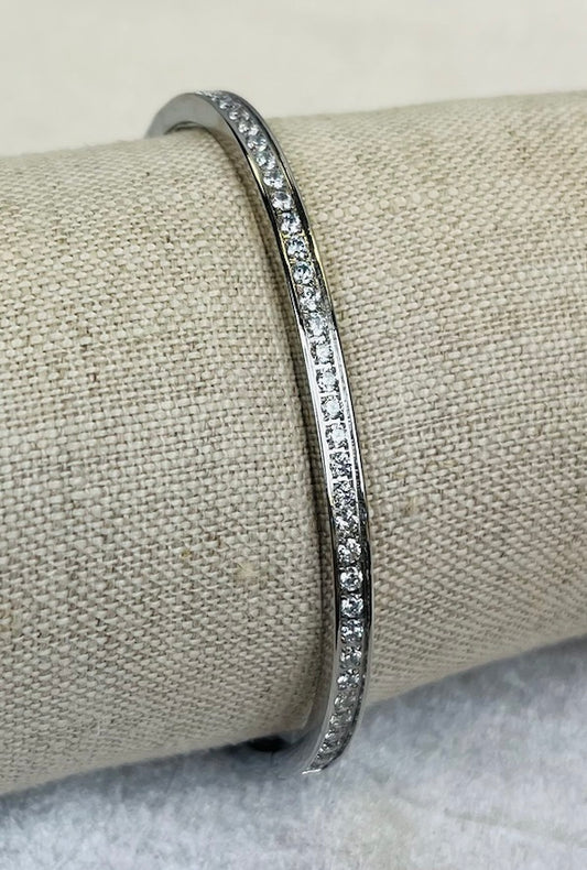 CZ Diamond Bangle