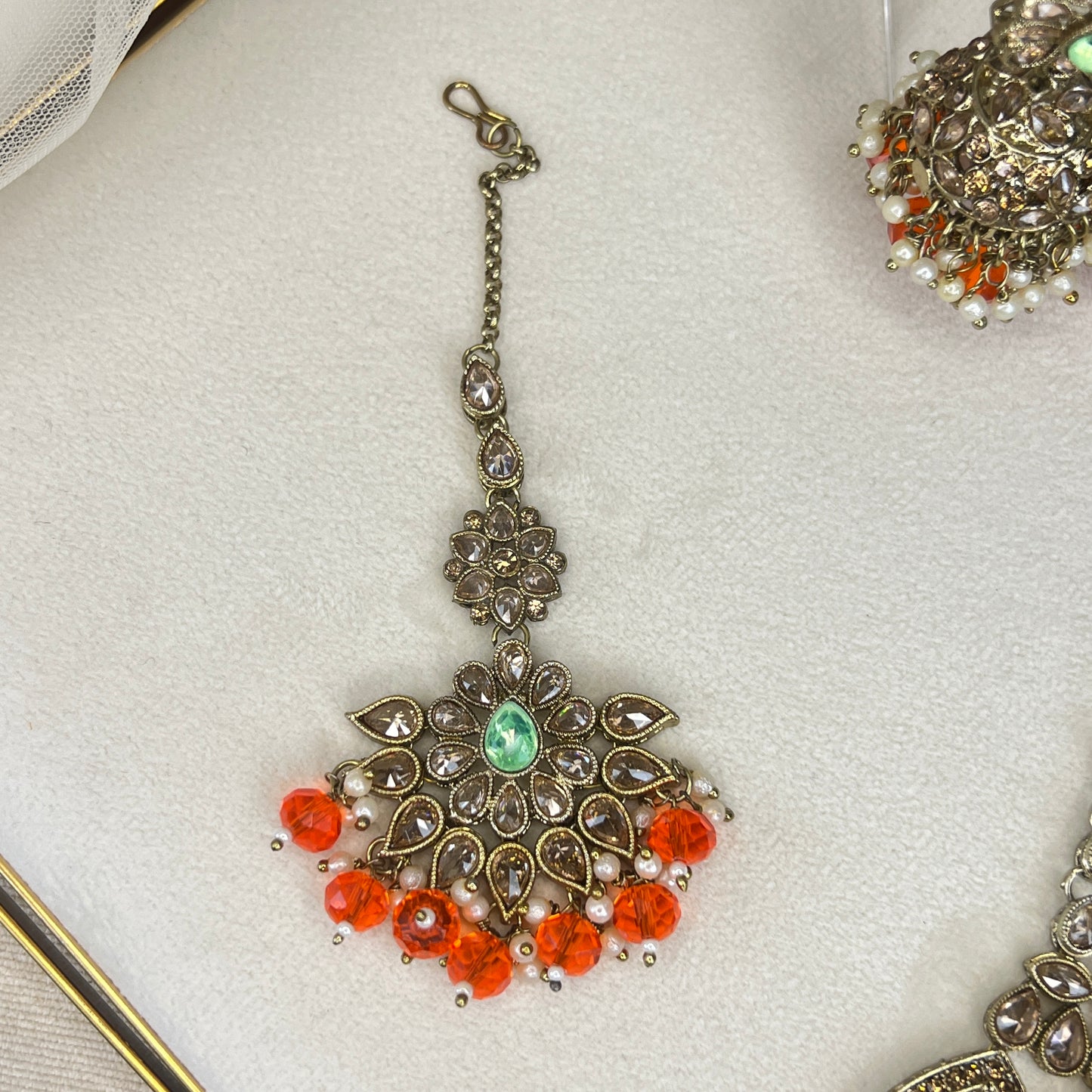 Double Choker Semi Bridal Set