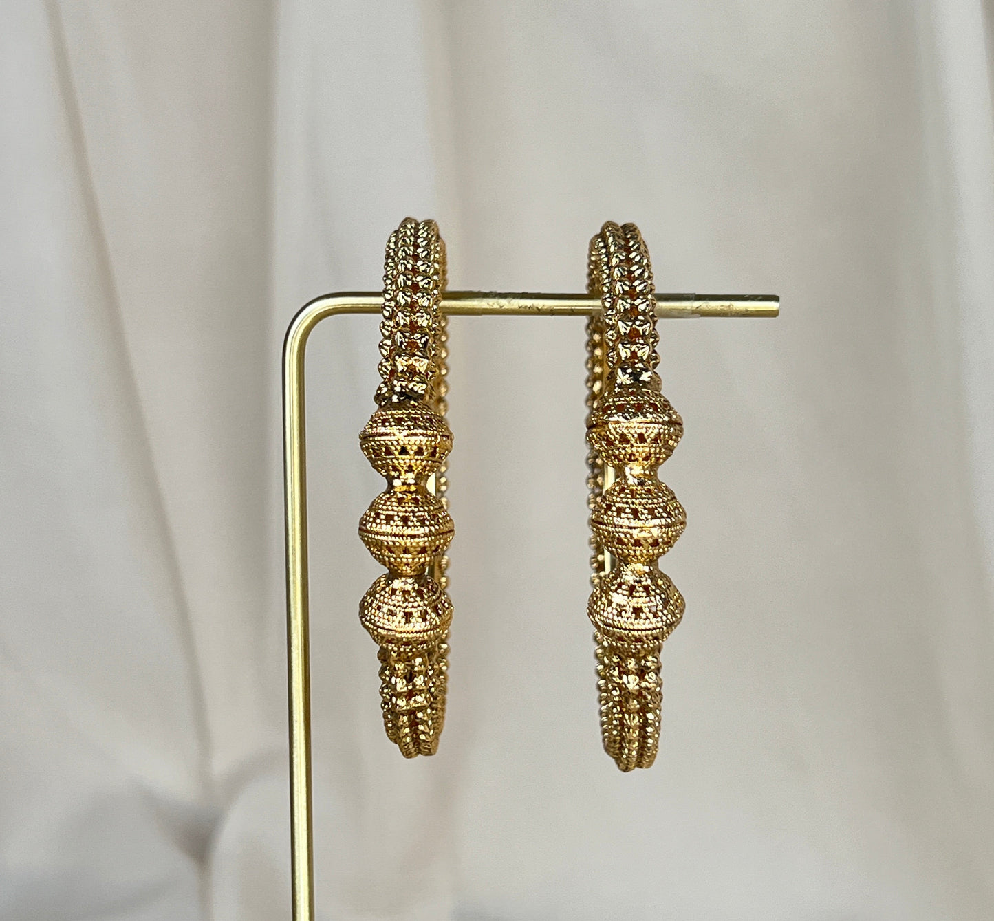 Gold Bangle Pair