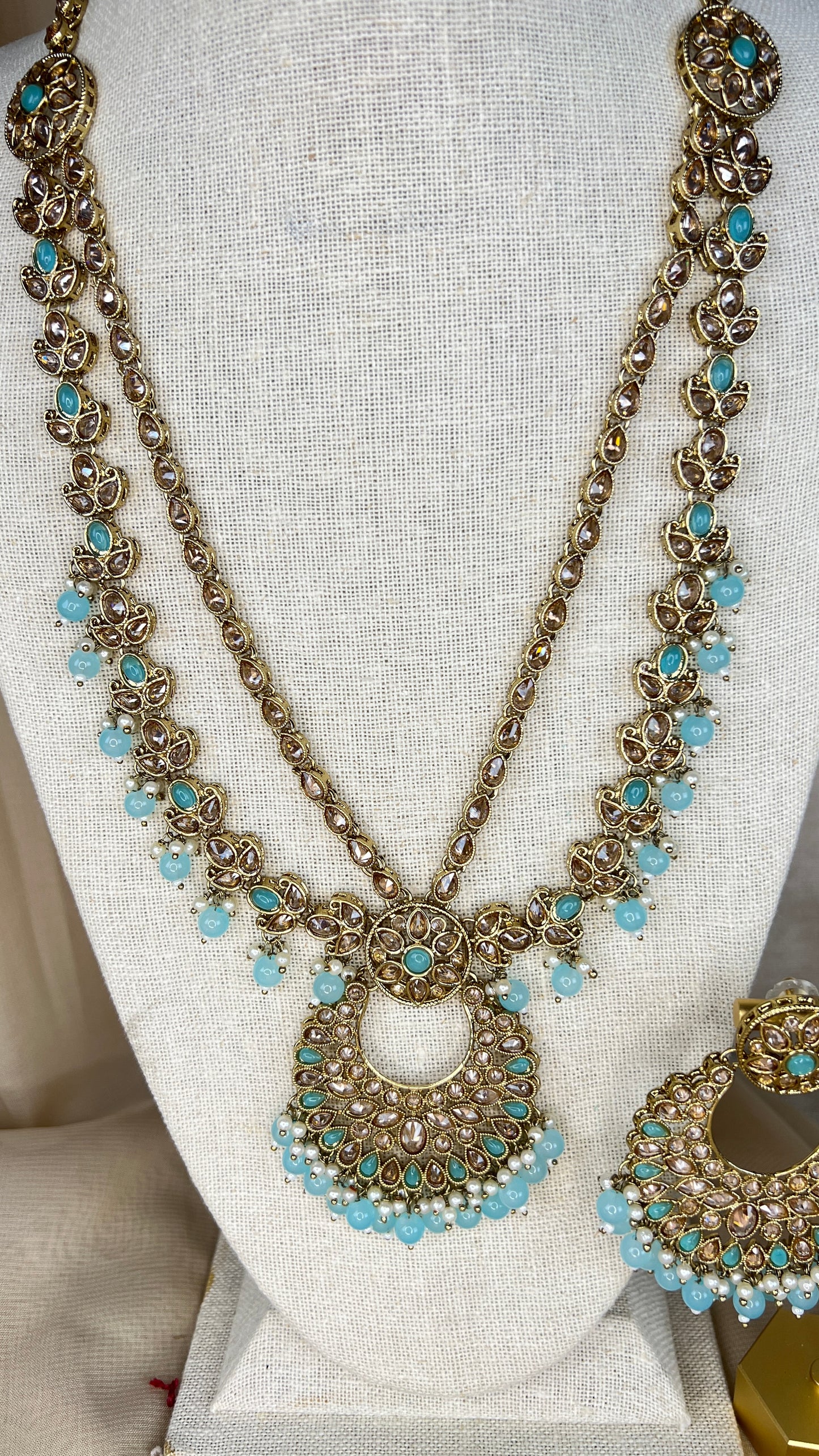 Polki Rani Haar | Mala | Long Necklace Set