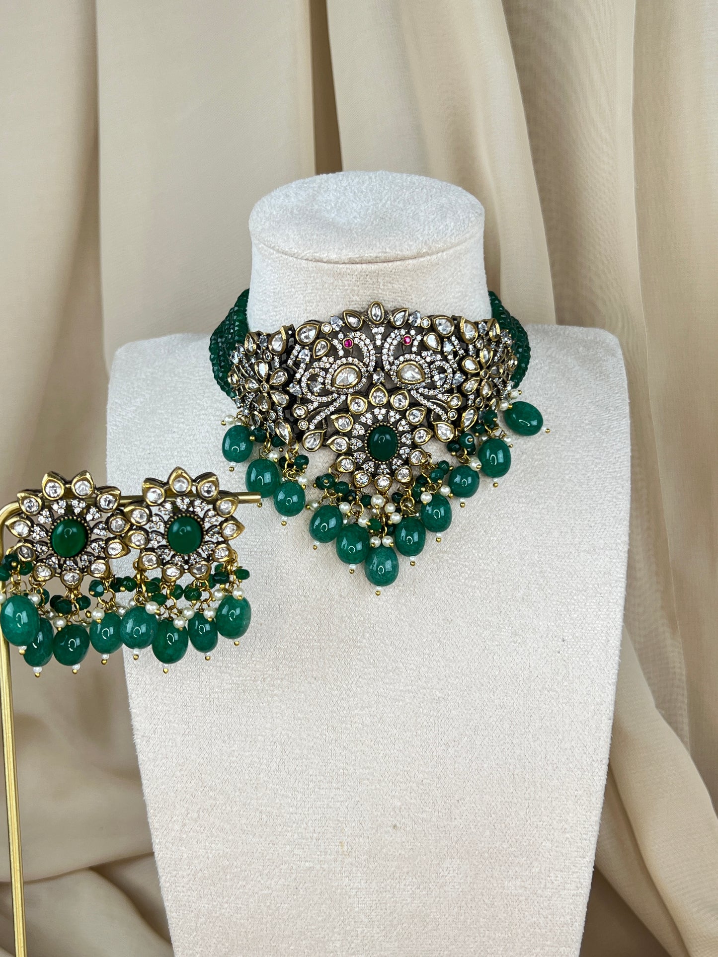 Victorian Kundan Choker Set