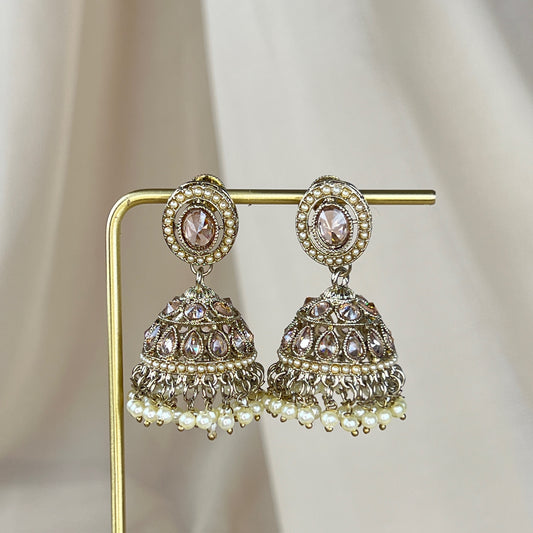 Polki Gold Jhumkas