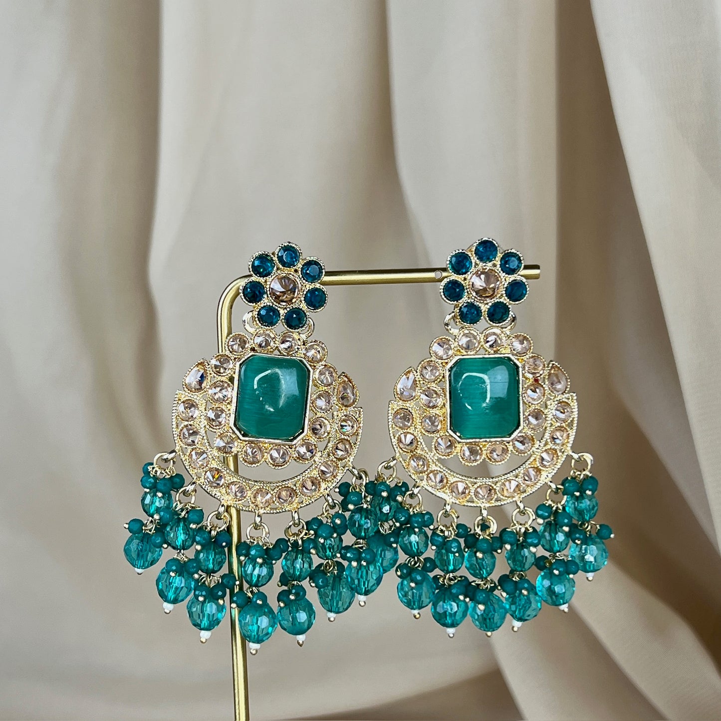 Polki Chandelier Earrings