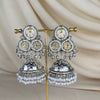 Oversized Oxidized Jhumka Earrings
