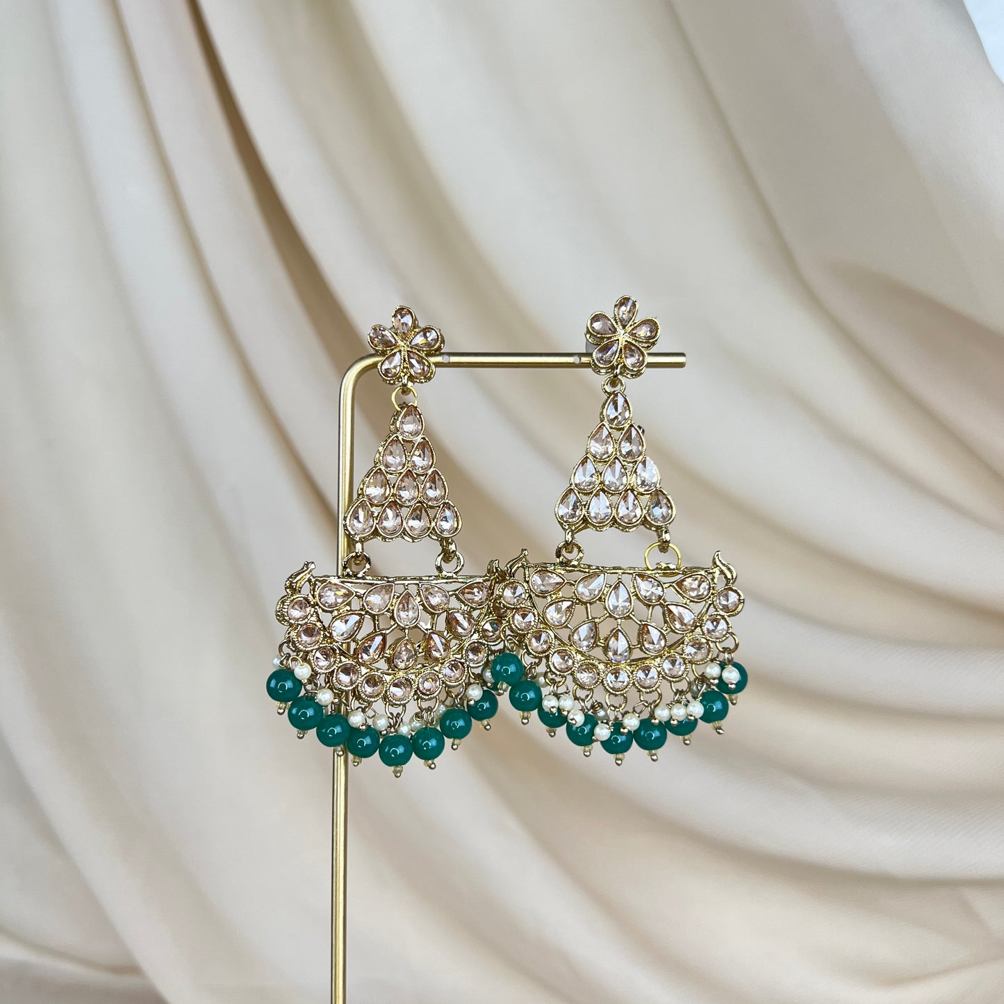 Polki Chandelier Earrings