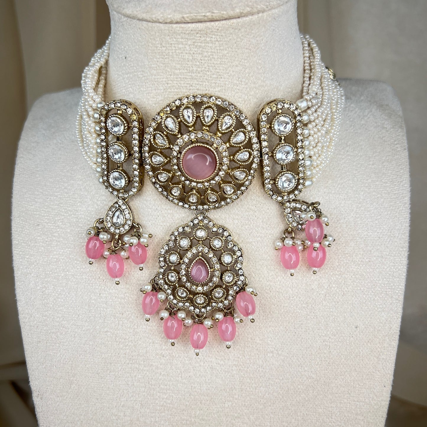 Pearl Choker Set