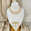 Dainty Kundan Choker Pearl Necklace Set