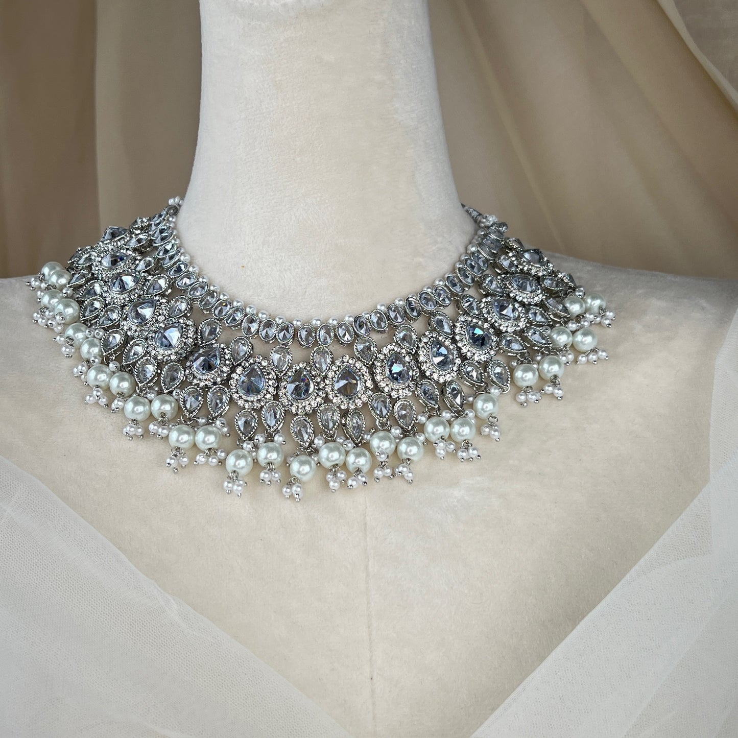 Polki Semi Bridal Choker Set
