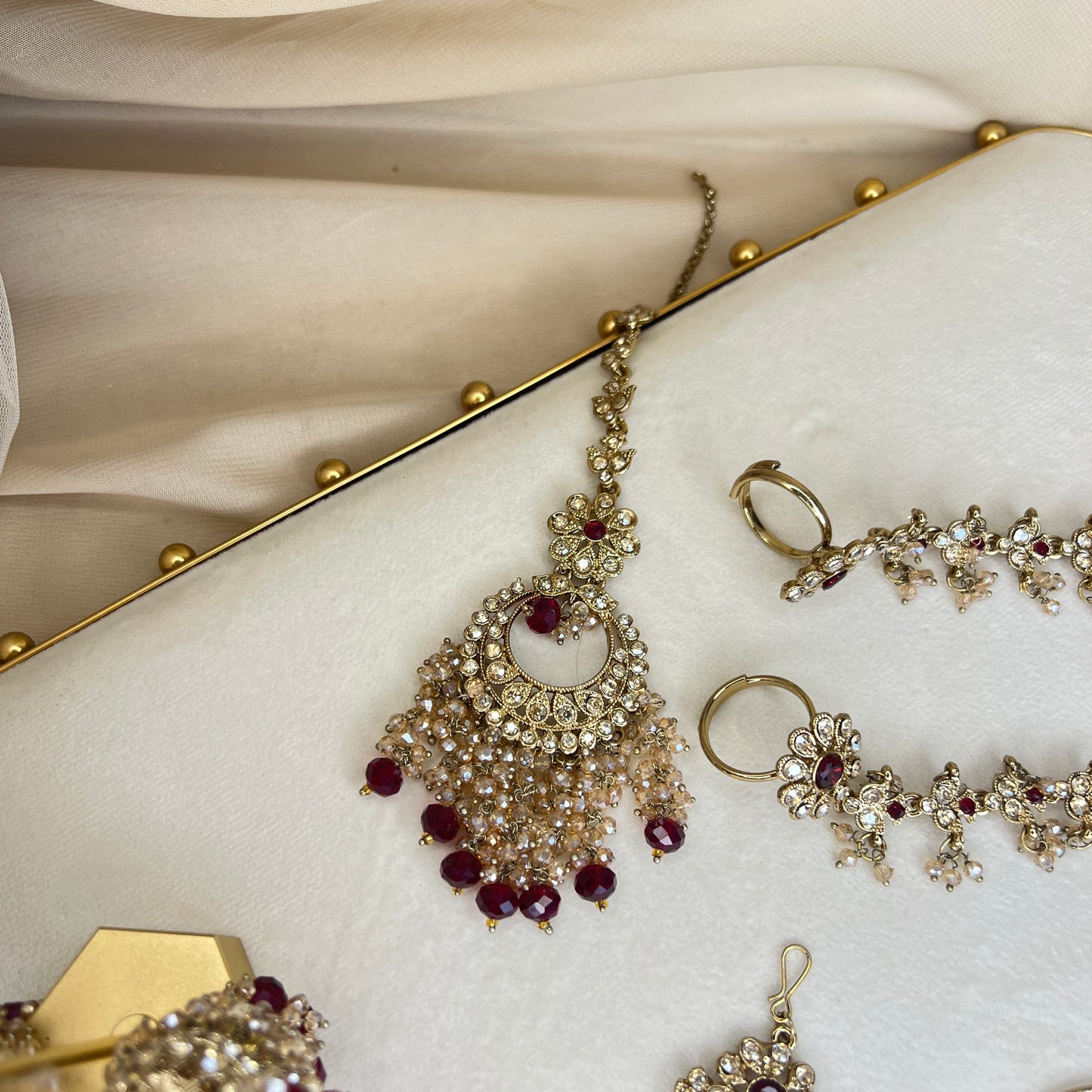 Long Layered Mala Full Bridal Set