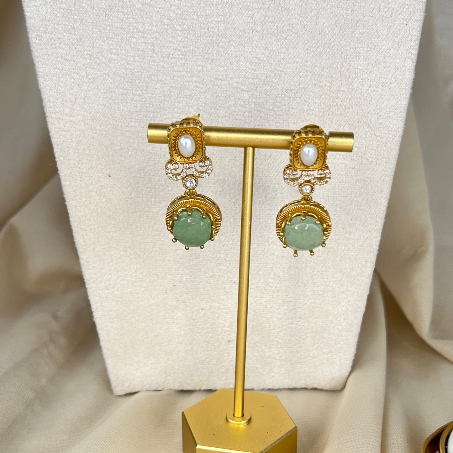 Multicolor Kundan Choker w/Earrings